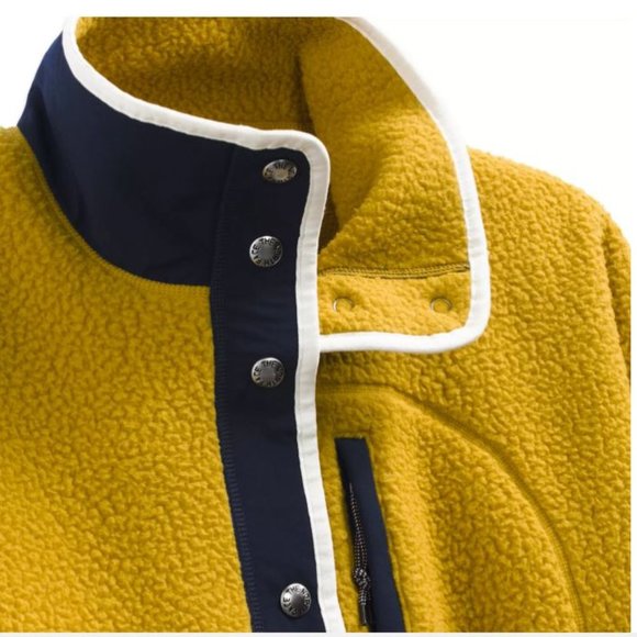 The North Face Cragmont Fleece Jacket - Arrowwood Yellow/Aviator Navy NWT - Picture 5 of 8